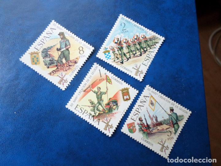 Sellos: 1971, L aniversario de la legion, edifil 2043/46