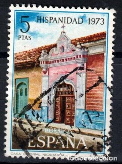 Sellos: ESPA&Ntilde;A 1973 - EDIFIL 2156 - HISPANIDAD - Foto 1
