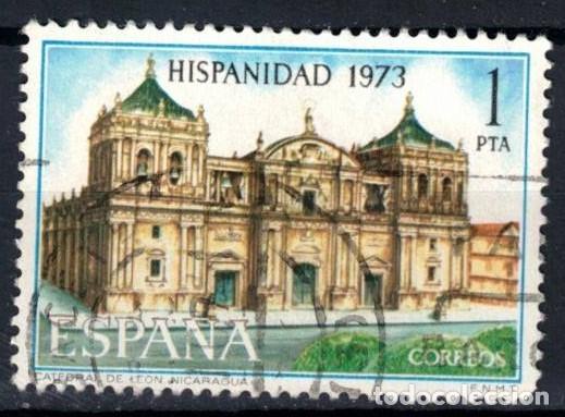 Sellos: ESPA&Ntilde;A 1973 - EDIFIL 2154 - HISPANIDAD - Foto 1