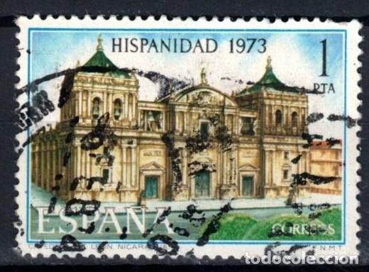 Sellos: ESPA&Ntilde;A 1973 - EDIFIL 2154 - HISPANIDAD - Foto 1