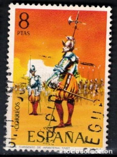 Sellos: ESPA&Ntilde;A 1973 - EDIFIL 2143 - UNIFORMES MILITARES - Foto 1