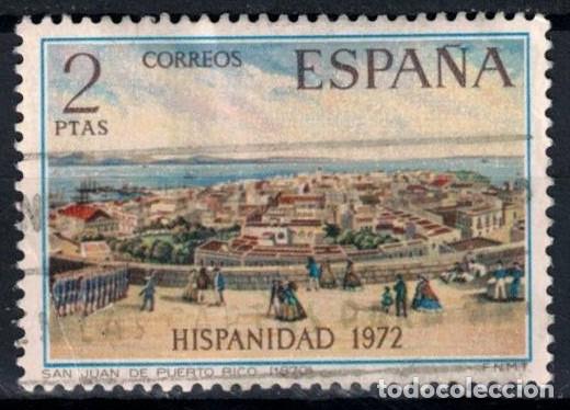 Sellos: ESPA&Ntilde;A 1972 - EDIFIL 2109 - HISPANIDAD - Foto 1