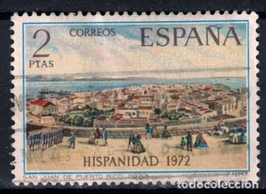 Sellos: ESPA&Ntilde;A 1972 - EDIFIL 2108 - HISPANIDAD - Foto 1