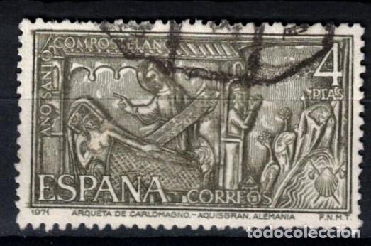 Sellos: ESPA&Ntilde;A 1971 - EDIFIL 2013 - A&Ntilde;O SANTO COMPOSTELANO - Foto 1