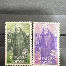 Selos: ESPAÑA, 1965. EDIFIL 1675/76. EUROPA CEPT. SERIE COMPLETA. NUEVOS. CON FIJASELLOS. Lote 370855821