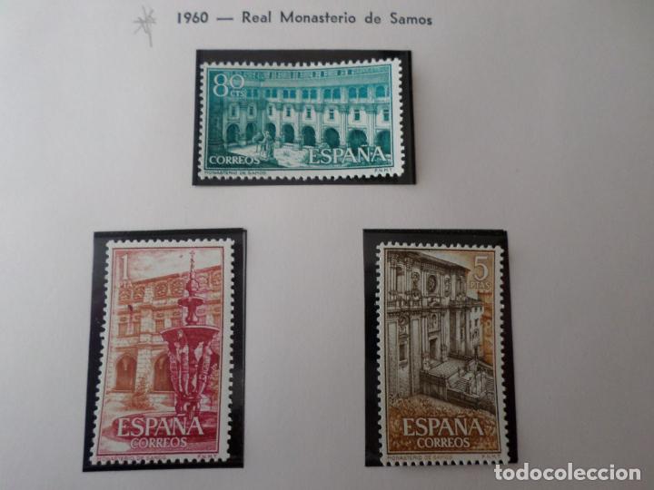 Sellos: 1960, monasterio de samos, edifil 1322/24 - Foto 1