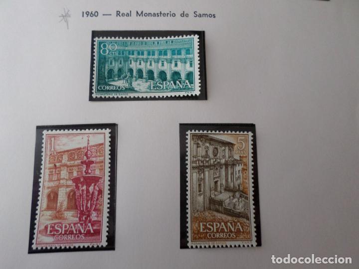 Sellos: 1960, monasterio de samos, edifil 1322/24 - Foto 1