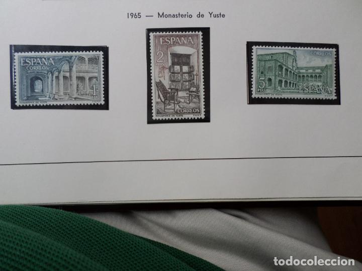Sellos: 1965, monasterio de yuste, edifil 1686/88 - Foto 1