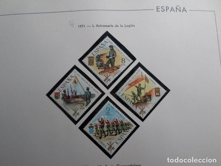 Sellos: 1971, L aniversario de la legion, edifil 2043/46