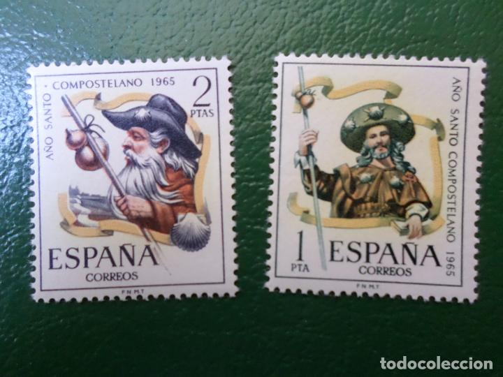 Sellos: +1965, a&ntilde;o santo compostelano, edifil 1672/73 - Foto 1