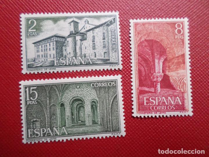 Sellos: +1974, monasterio de leyre, edifil 2229/31 - Foto 1