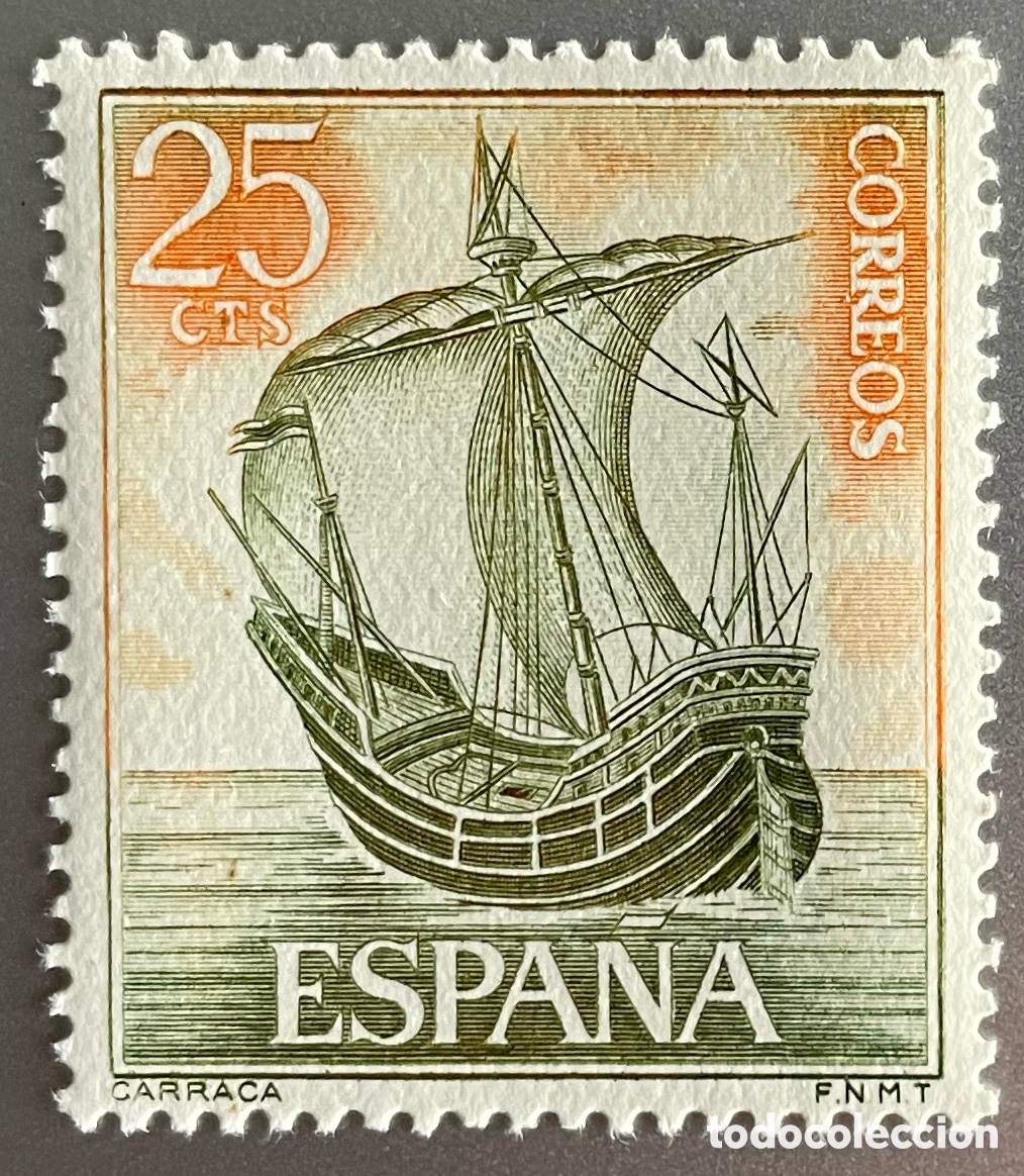 Sellos: Espa&ntilde;a. Homenaje a La Marina. 1964 - Foto 1