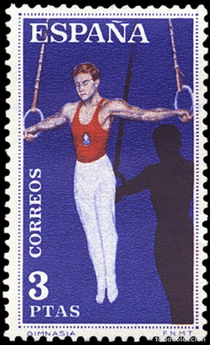Sellos: ESPA&Ntilde;A 1960 - DEPORTES - EDIFIL 1314* - Foto 1