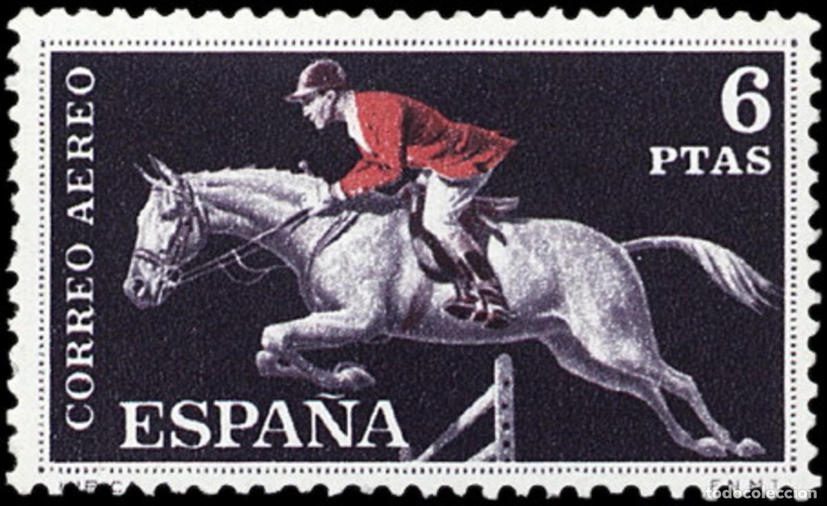Sellos: ESPA&Ntilde;A 1960 - DEPORTES - EDIFIL 1318* - Foto 1