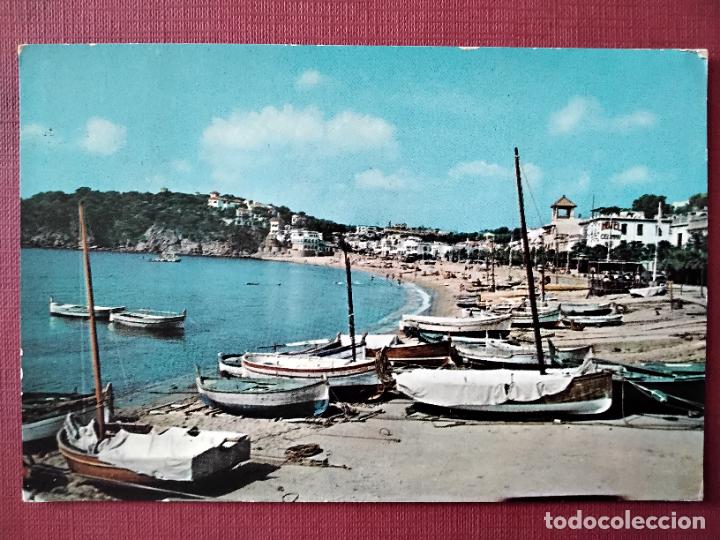 Sellos: POSTAL circulada 1960 DE LLAFRANCH GIRONA A BARCELONA - Foto 2