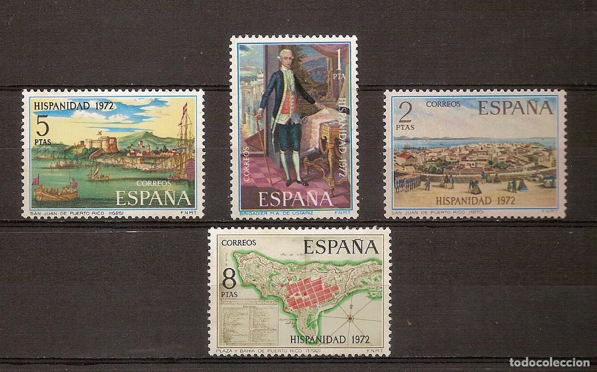 Sellos: ESPA&Ntilde;A 1972 - HISPANIDAD - EDIFIL 2107/10 ** - Foto 1