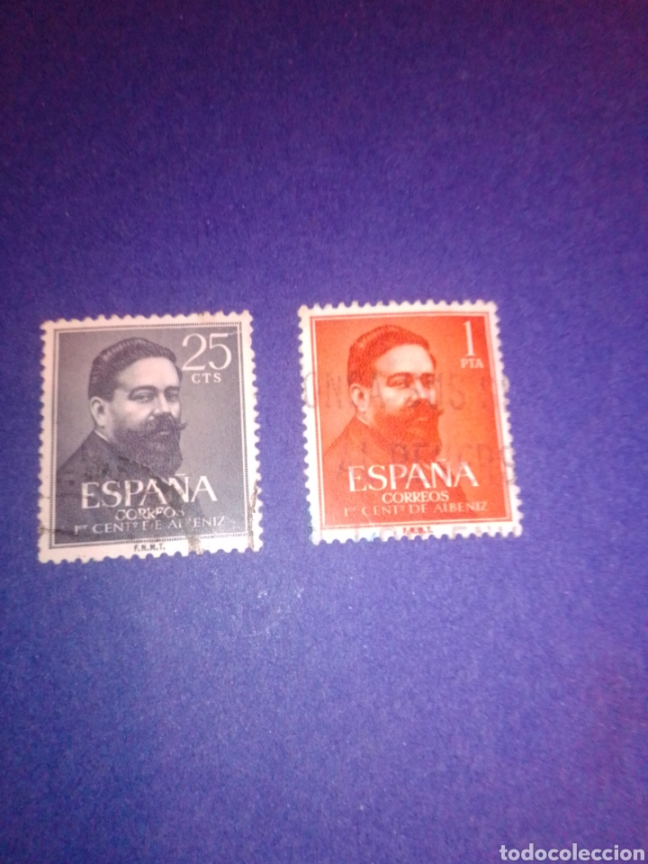Sellos: Espa&ntilde;a 1960 1320 1321 - Foto 1