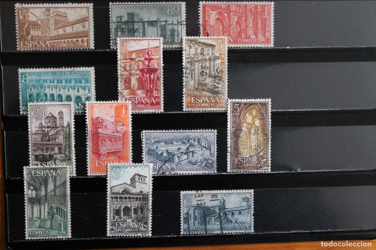 Sellos: 16 SERIES TEMA MONASTERIOS SELLOS ESPA&Ntilde;A USADOS - Foto 1