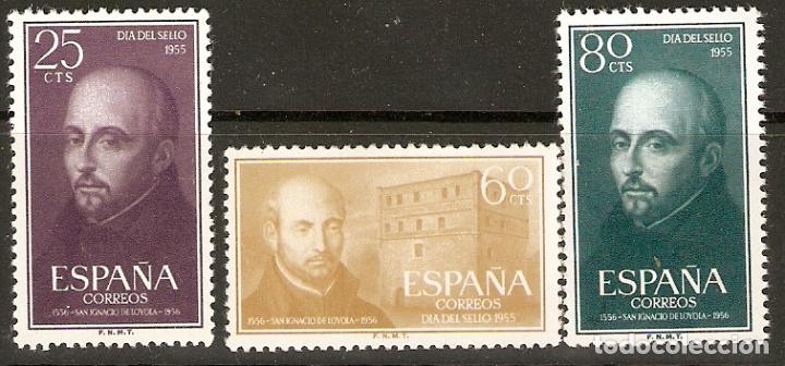 Sellos: 1955 EDIFIL 1166/8* NUEVO - Foto 1