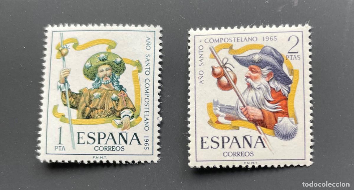 Selos: A&ntilde;o 1965 - Edifil 1672-73, nuevo con /sin ligera se&ntilde;al fijasellos (ver descripci&oacute;n)