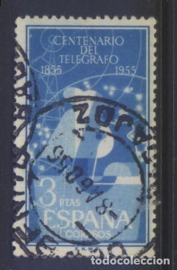 Sellos: S-07821- ESPA&Ntilde;A 1955. CENTENARIO DEL TEL&Eacute;GRAFO. - Foto 1