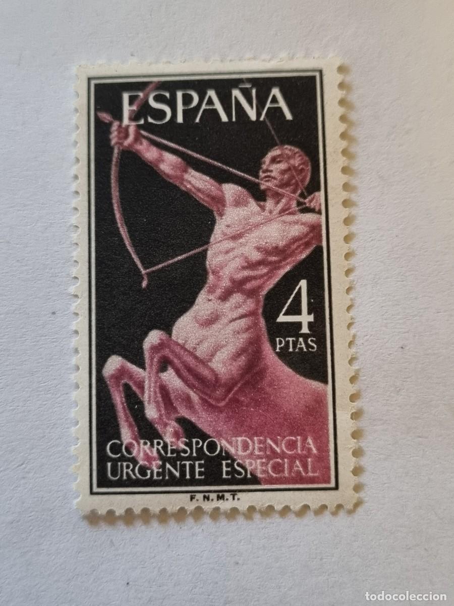 Sellos: Sello - ESPA&Ntilde;A - 1956 (hr) - Foto 1