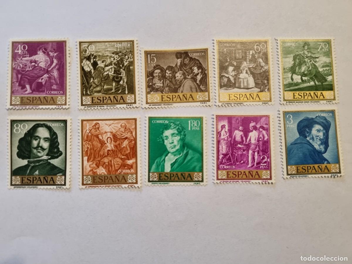Sellos: Sello - ESPA&Ntilde;A - VELAZQUEZ - 1959 (hr) - Foto 1