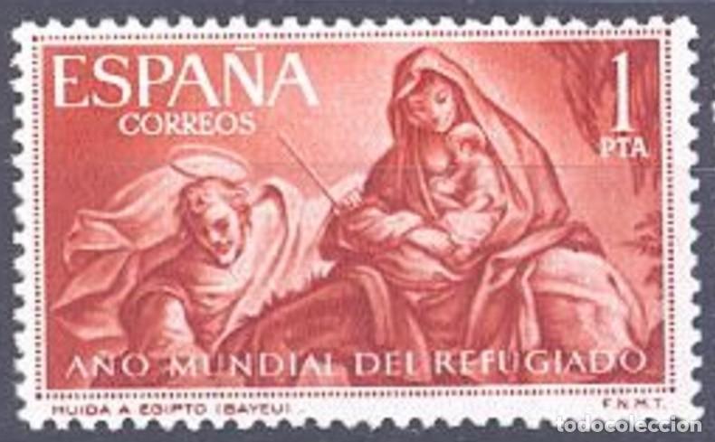 Sellos: ESPA&Ntilde;A 1961 - A&Ntilde;O DEL REFUGIADO - EDIFIL 1326** - Foto 1