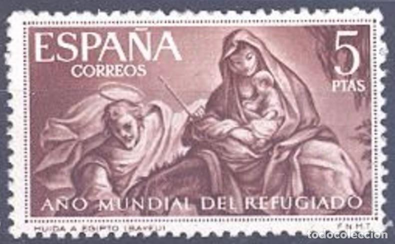 Sellos: ESPA&Ntilde;A 1961 - A&Ntilde;O DEL REFUGIADO - EDIFIL 1327** - Foto 1