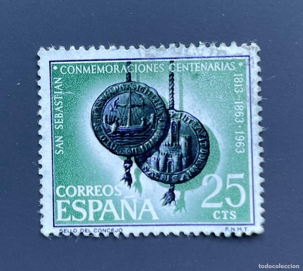 Sellos: A&ntilde;o 1963 - Edifil 1516 . usado - Foto 1
