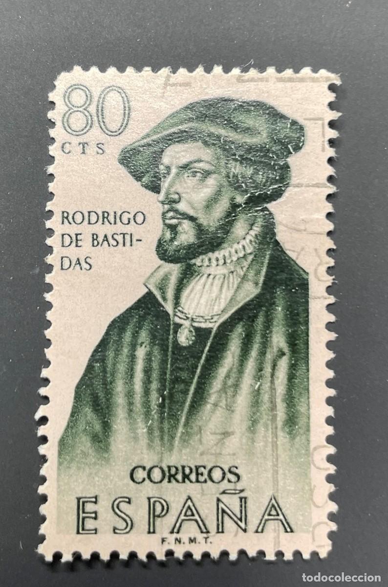 Sellos: A&ntilde;o 1961 - Edifil 1376 - circulado - Foto 1
