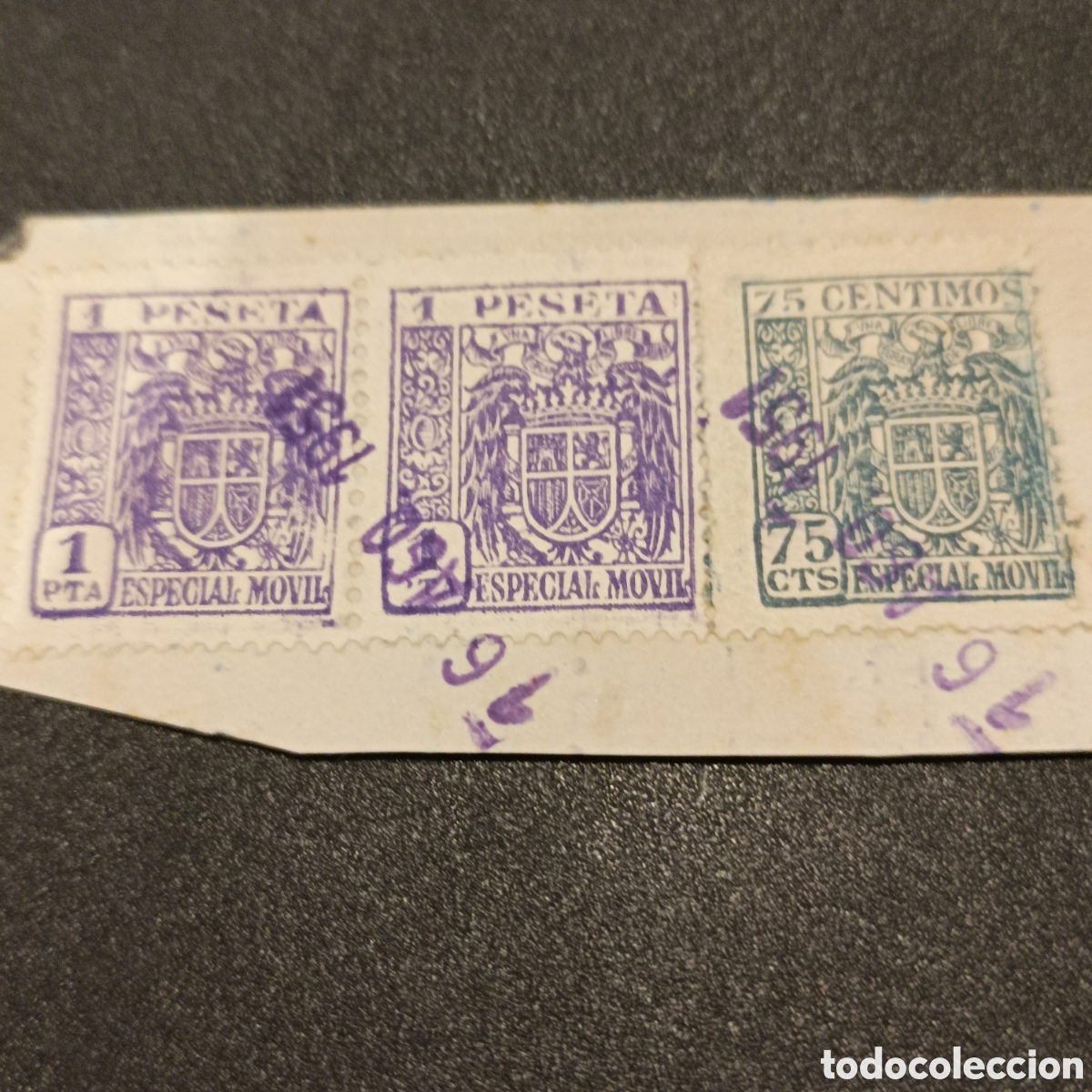 Sellos: Especial mobil 1P-75 1951