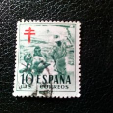 Sellos: ESPAÑA 1951, ANTITUBERCULOSOS,CUADRO DE SOROLLA, YT 825