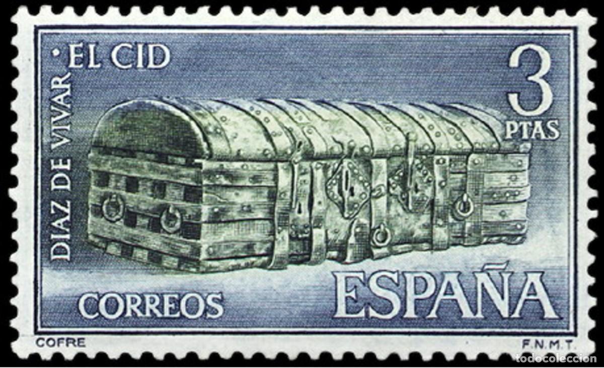 Sellos: ESPA&Ntilde;A 1962 - EL CID - EDIFIL 1446** - Foto 1