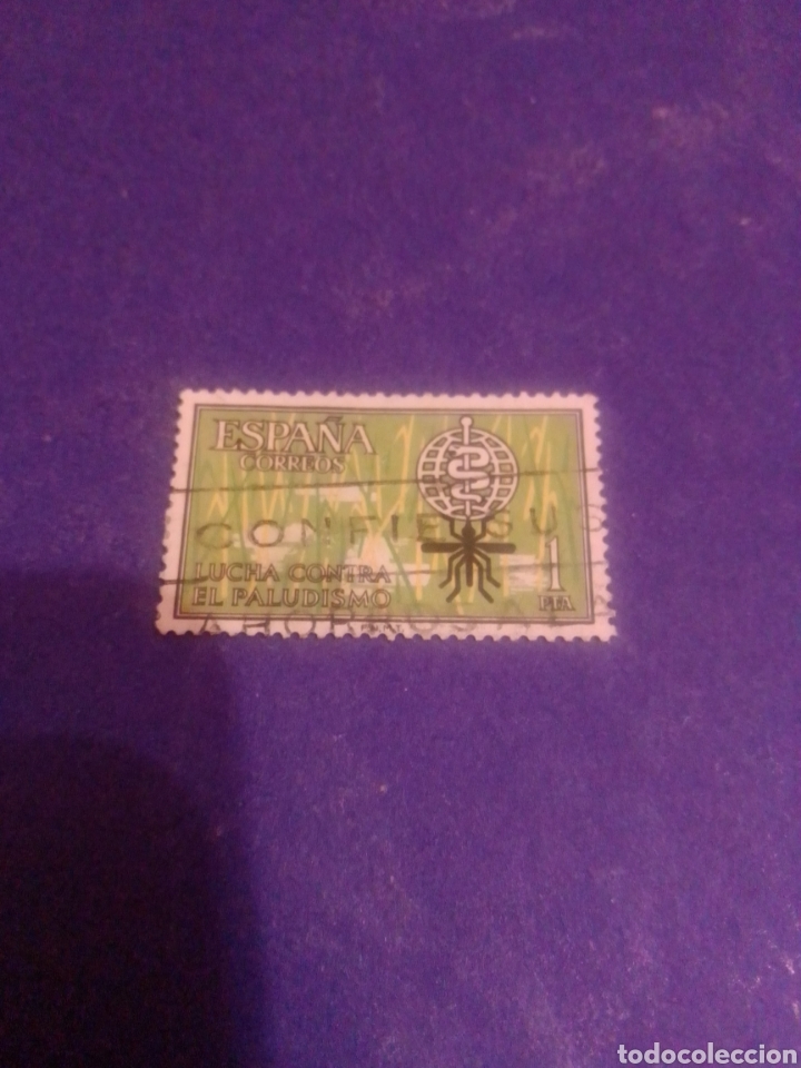 Sellos: Espa&ntilde;a 1962 1479 malaria - Foto 1