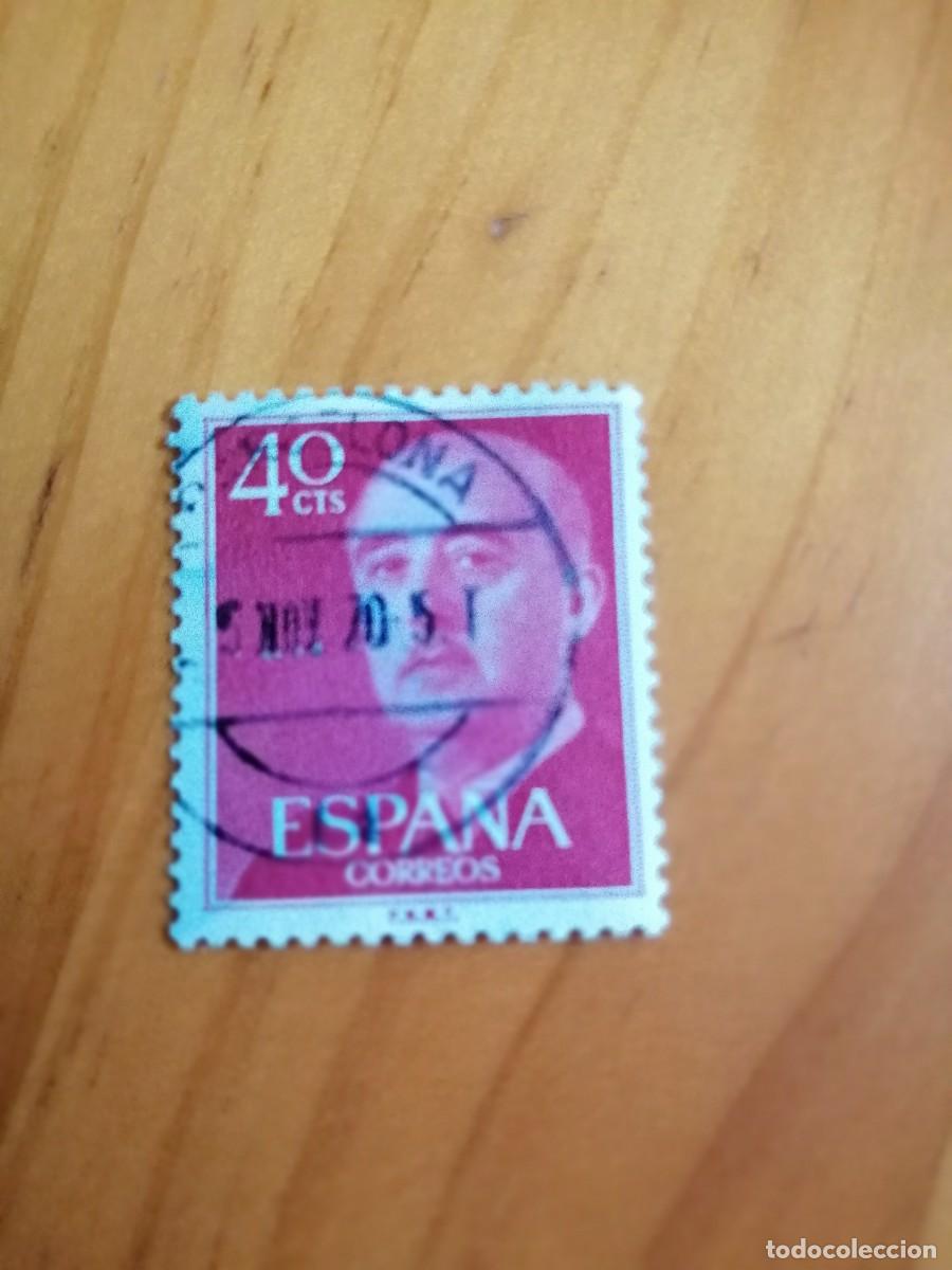 Selos: EDIFIL 1148 - 40 C&Eacute;NTIMOS, LILA OSCURO - A&Ntilde;O 1955-56 - GENERAL FRANCO -MATASELLO: 5 NOV 70