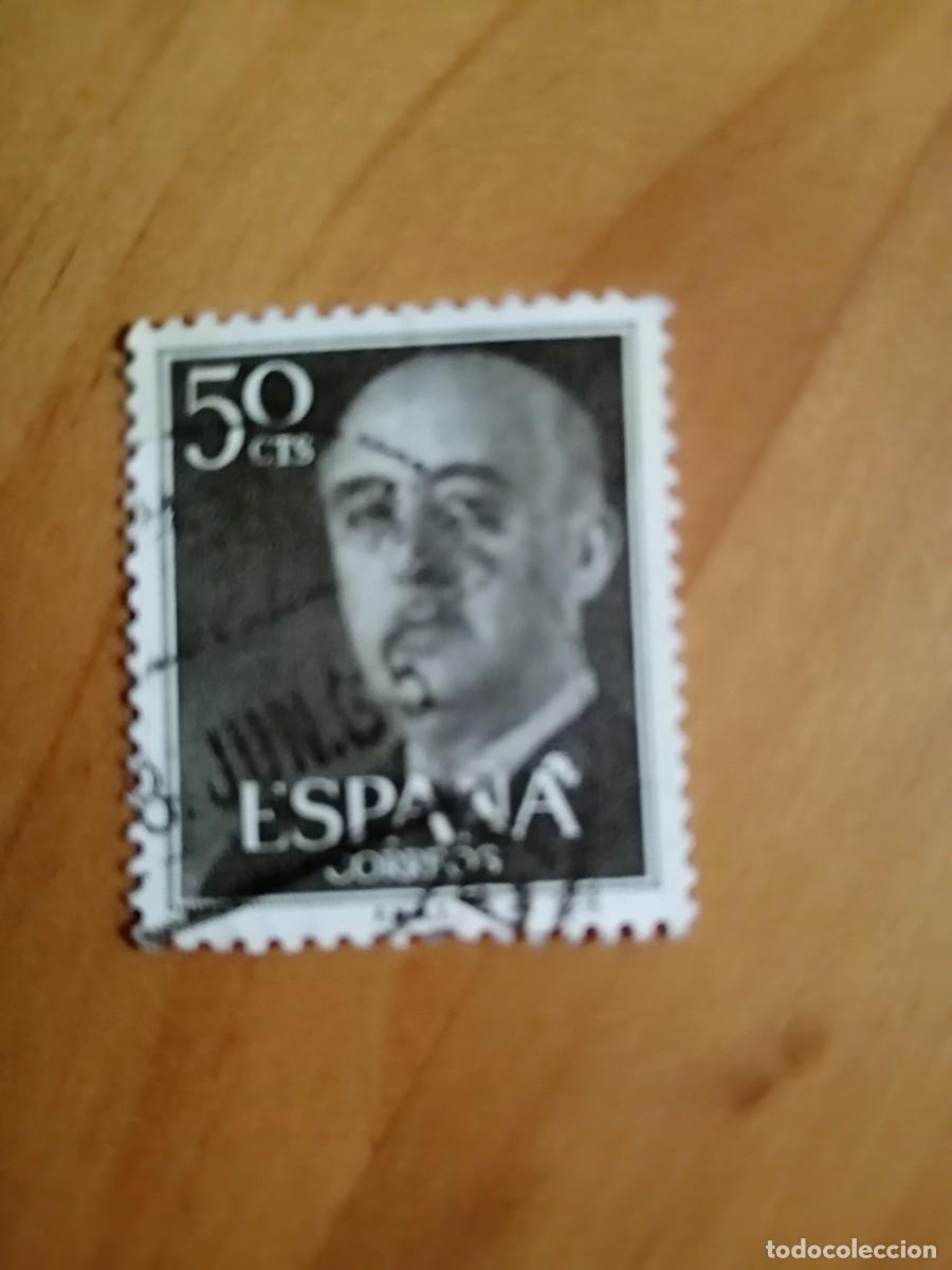 Selos: EDIFIL 1149 - 50 C&Eacute;NTIMOS, CASTA&Ntilde;O OLIVA - A&Ntilde;O 1955-56 - GENERAL FRANCO-MATASELLO: JUN 65