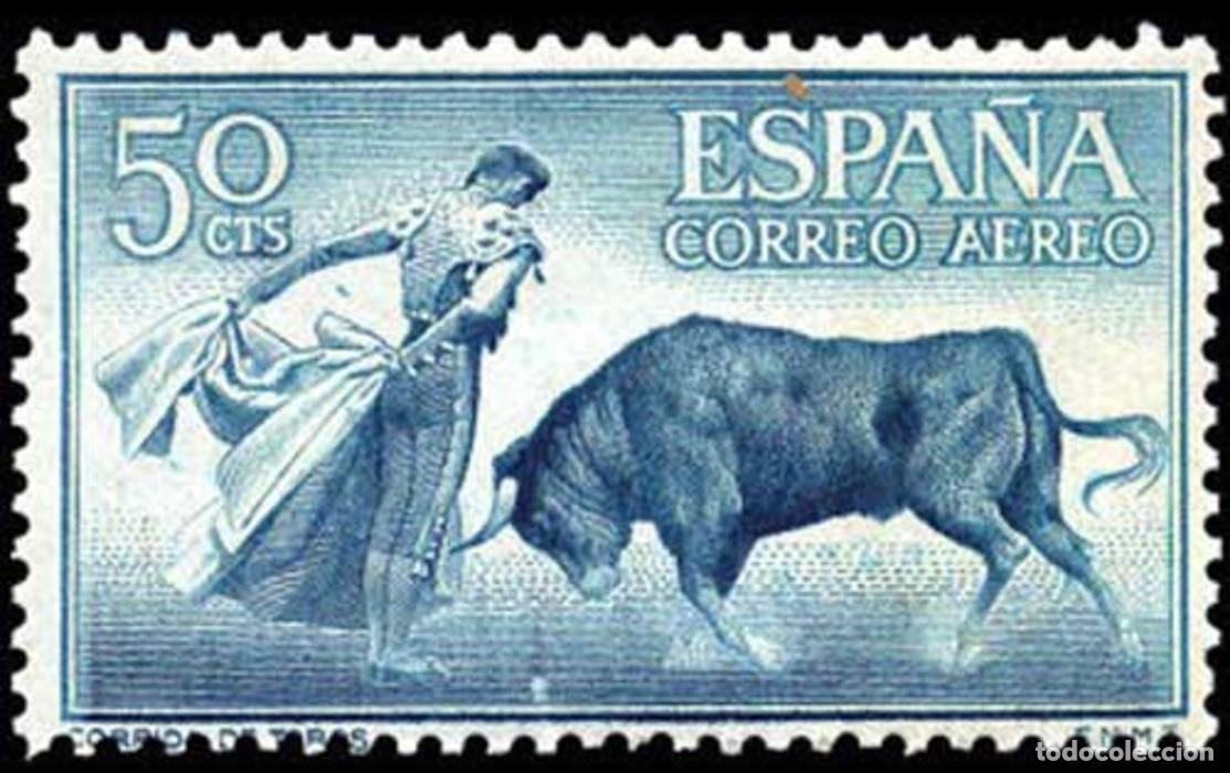 Sellos: ESPA&Ntilde;A 1960 - TOROS - EDIFIL 1267* - Foto 1
