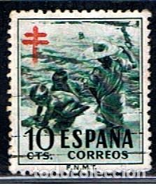 Sellos: ESPA&Ntilde;A // EDIFIL 1104 // 1951 ... USADO - Foto 1