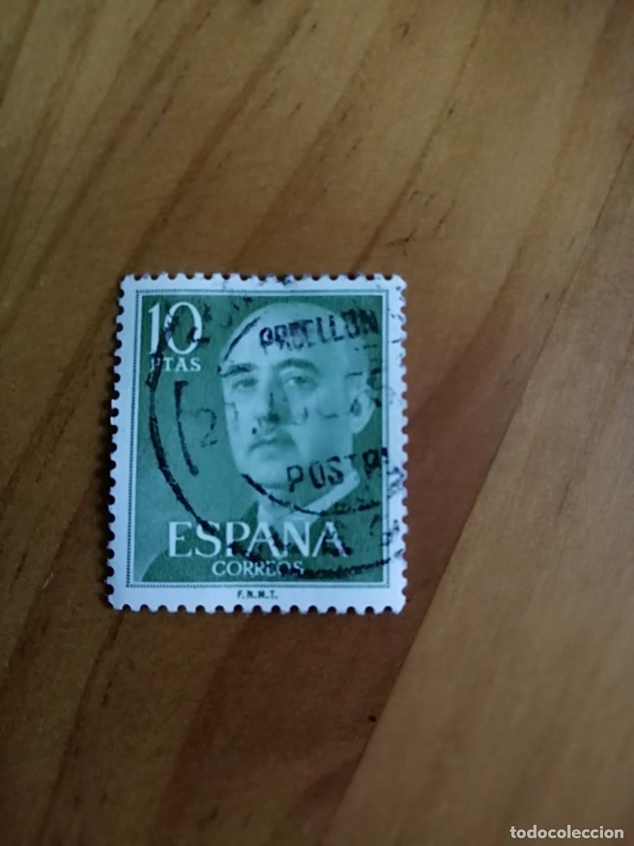 Timbres: EDIFIL 1163, VERDE AMARILLO - A&Ntilde;O 1955-56, DE LA SERIE: GENERAL FRANCO - MATASELLO: 21 JUL 75