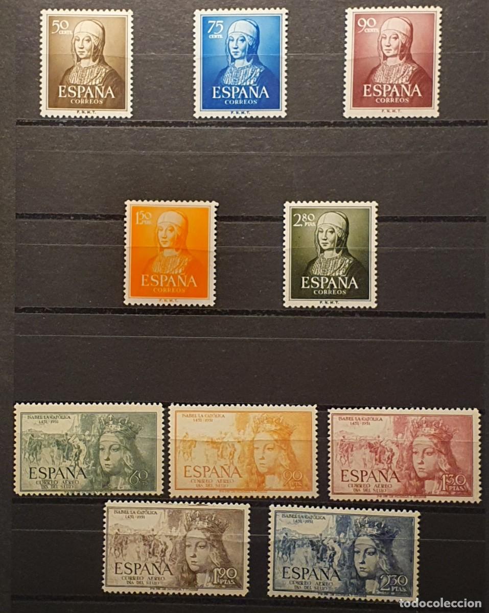 Sellos: 1.951 (1092-1101) V Cent. Isabel la Cat&oacute;lica - Foto 1
