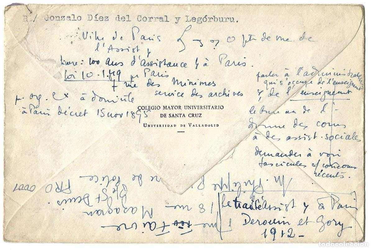Sellos: 1950 Valladolid a Francia. - Foto 2