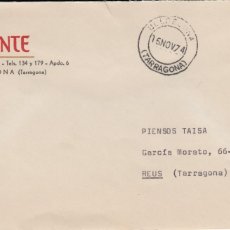 Sellos: SOBRE DE NUTRIMENTOS PRESIDENTE EN ULLDECONA (TARRAGONA) CON MATASELLOS - 1974