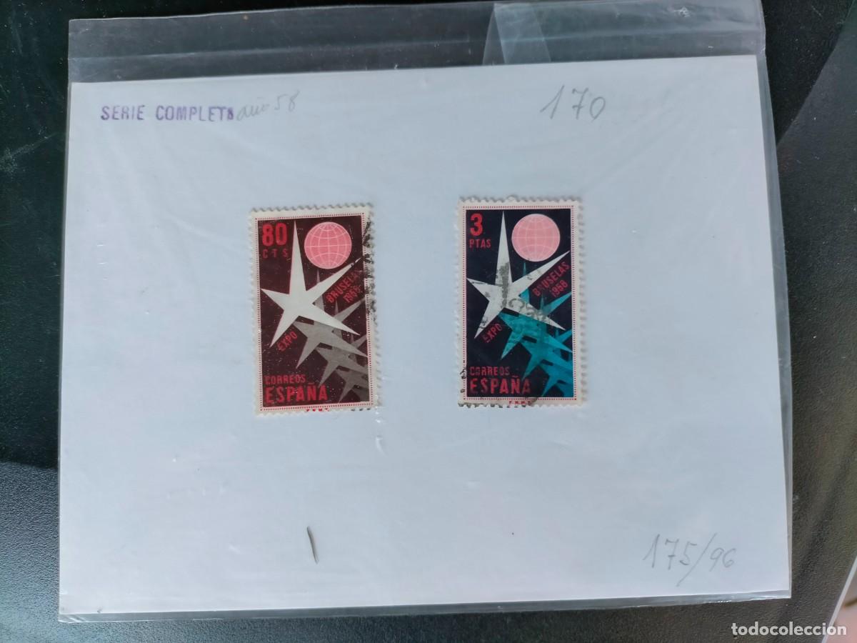 Sellos: SELLOS ESPA&Ntilde;A EXPO BRUSELAS 1958 - Foto 1