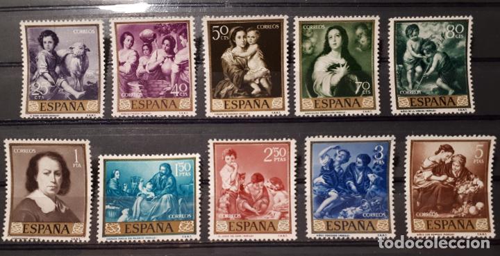 Sellos: Espa&ntilde;a 1960 ** Edifil 1270/9 - Foto 1