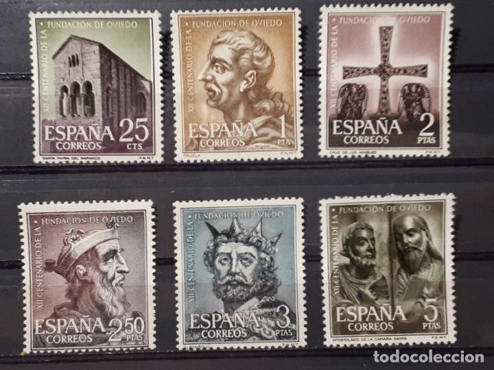 Sellos: Espa&ntilde;a. A&ntilde;o 1961. **/(*). Edifil 1394/9 - Foto 1