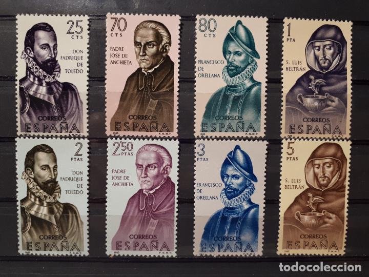 Sellos: Espa&ntilde;a. A&Ntilde;O 1965. **. Edifil 1678/85. - Foto 1
