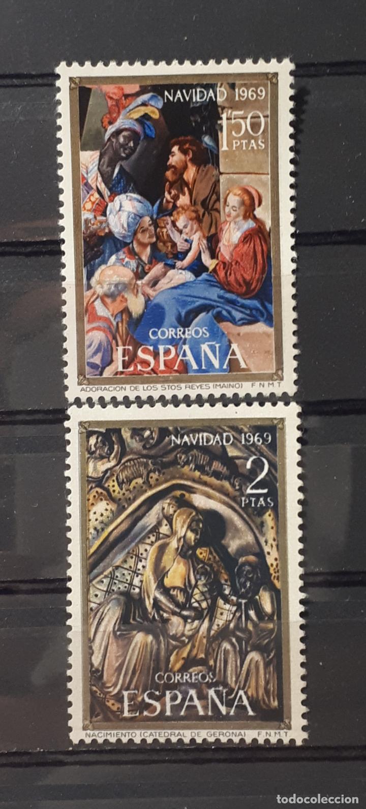 Sellos: Espa&ntilde;a ** 1969. Edifil 1944/5 - Foto 1