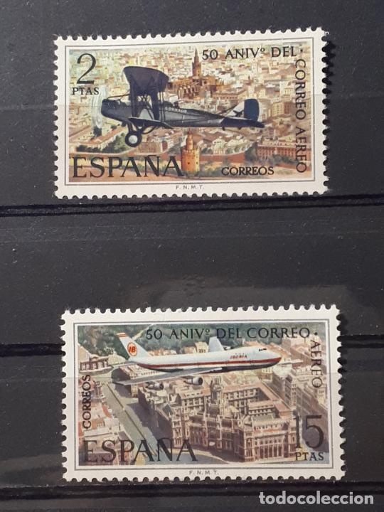 Sellos: Espa&ntilde;a ** 1971 Edifil 2059/60 - Foto 1