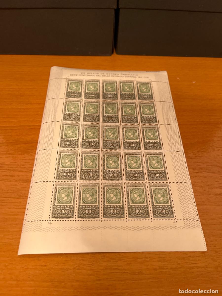 Sellos: Pliegos de sellos 1965 Centenario del primer sello dentado - Foto 2